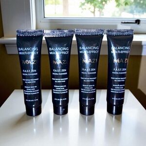 🦄 4/$20 x4 MAZI Balancing Multi Effect Fast Zen Facial Cleanser .5 fl oz each